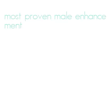 most proven male enhancement