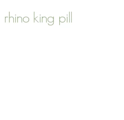 rhino king pill