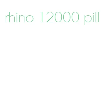 rhino 12000 pill