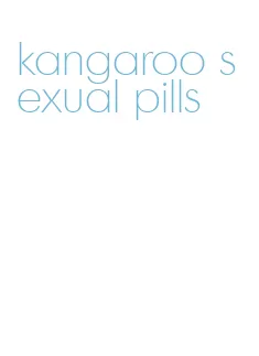 kangaroo sexual pills