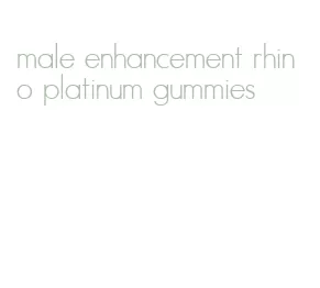 male enhancement rhino platinum gummies