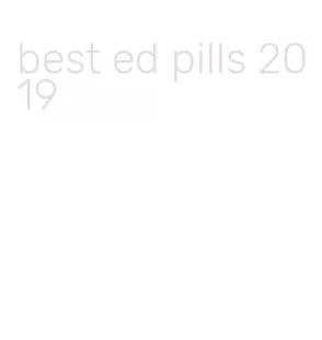 best ed pills 2019