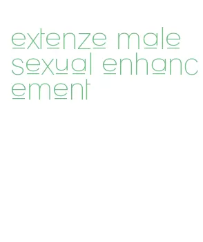 extenze male sexual enhancement